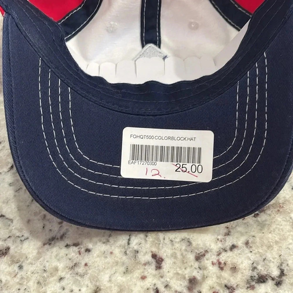 NWT 2017 Folds of Honor QuikTrip 500 NASCAR Colorblock Hat SnapBack Atlanta - Picture 2 of 6